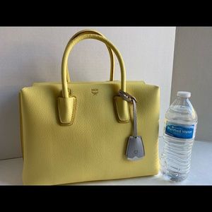 MCM medium Milla leather top handle bag